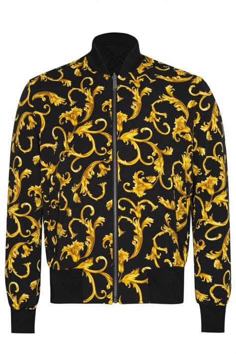 versace jeans reversible bomber jacket|versace windbreaker jacket.